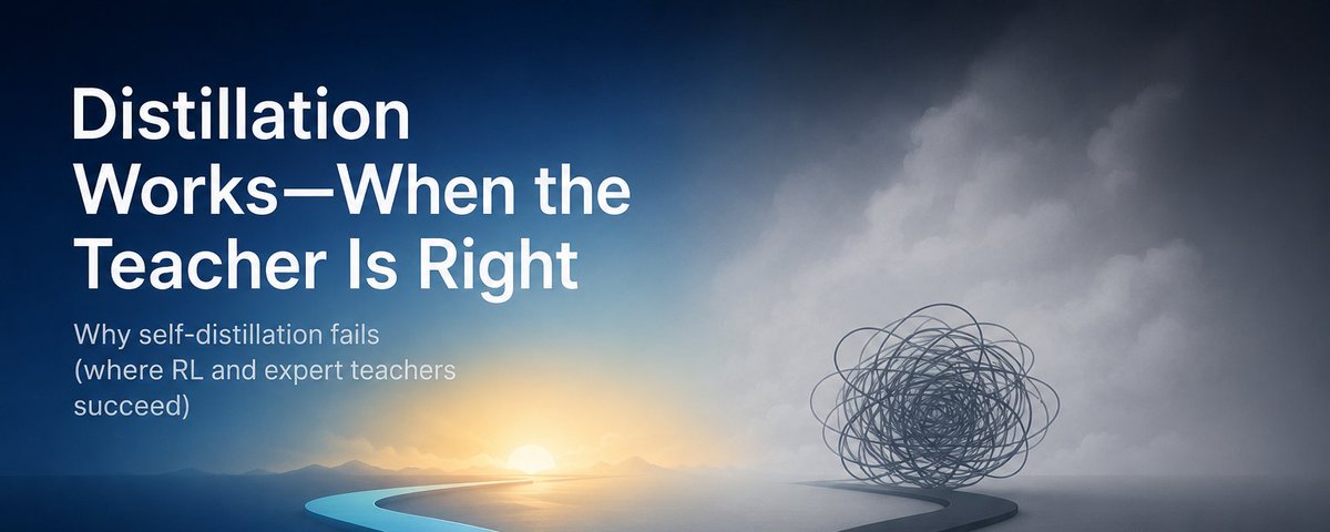 Distillation Works—When the Teacher Is Right